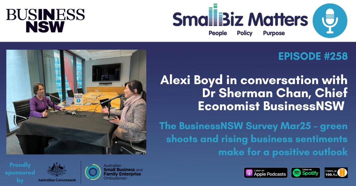 EP#258 ~ The BusinessNSW Conditions Survey March 2025